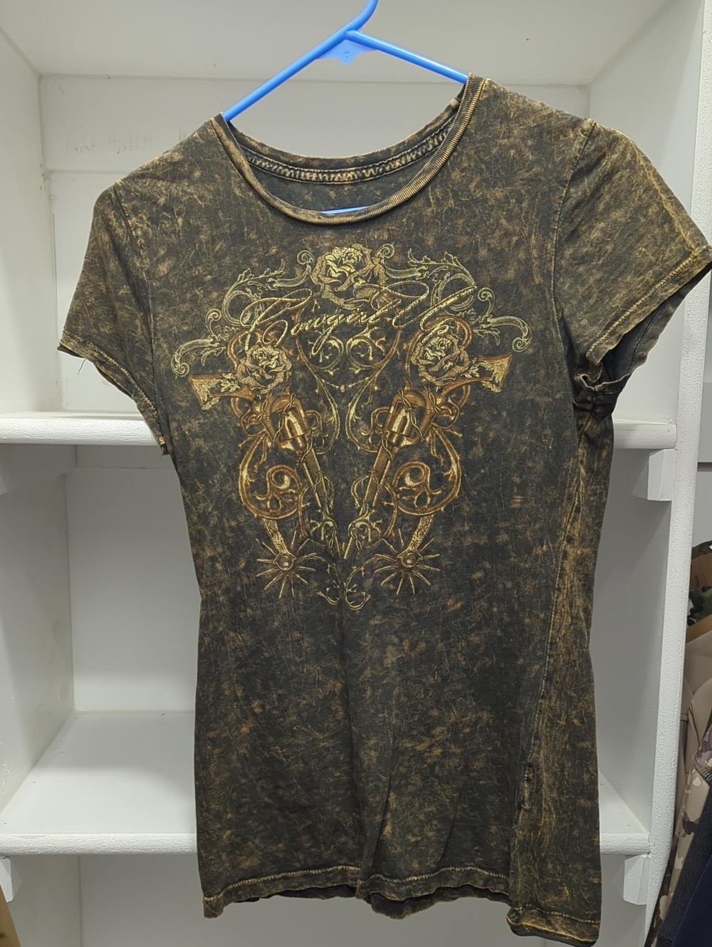 Women’s Vintage-Inspired Cowgirl Up Tee